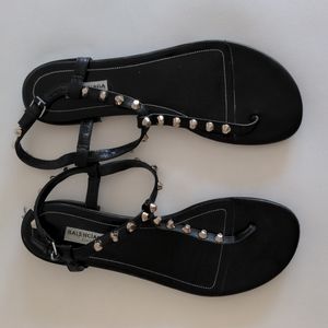 Balenciaga studded flat sandal size 41/11